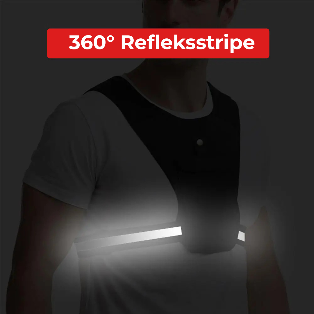 Løpevest med mobilholder