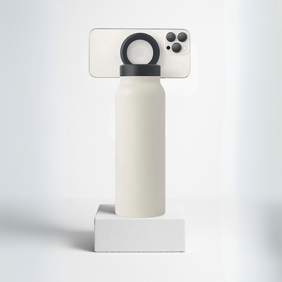 Vannflaske med magnet -