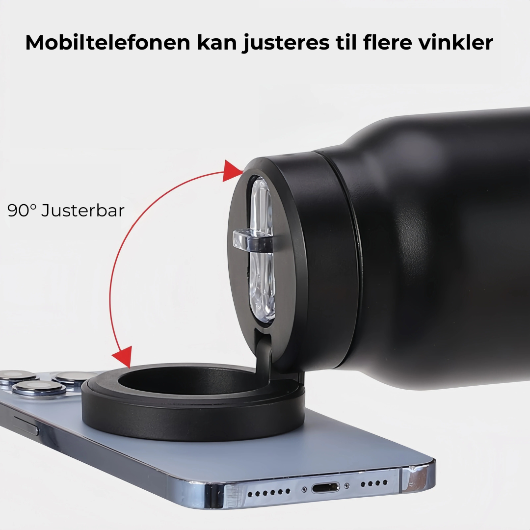 Vannflaske med magnet