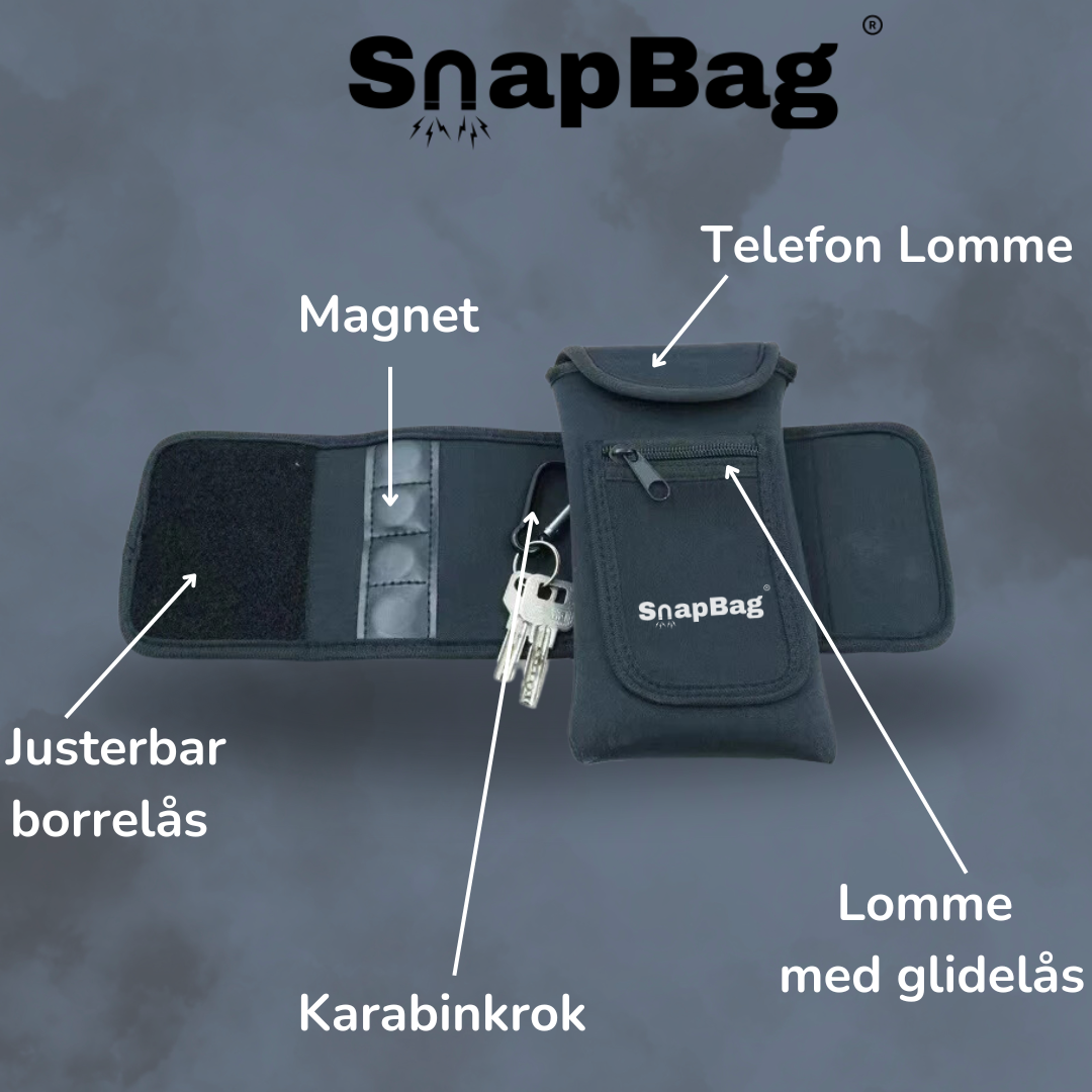 Gymbag, SnapBag fra Sportura, front side