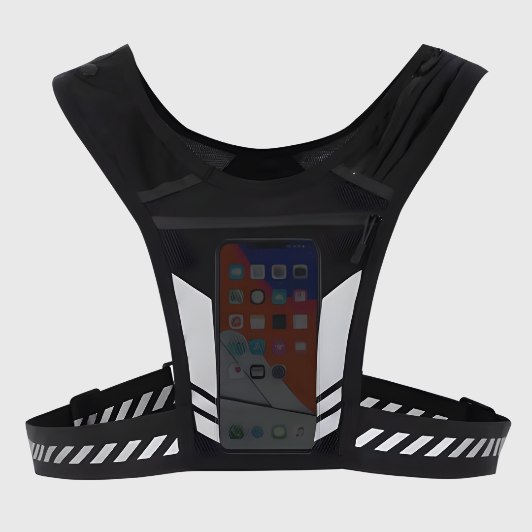 Løpevest med mobilholder - 
