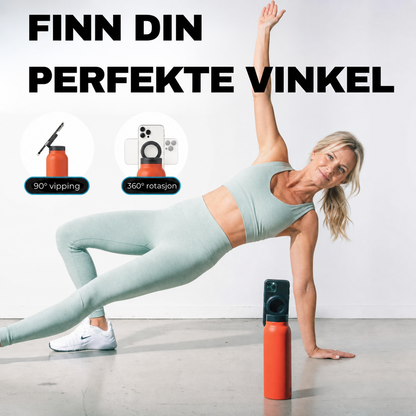 Vannflaske med magnet