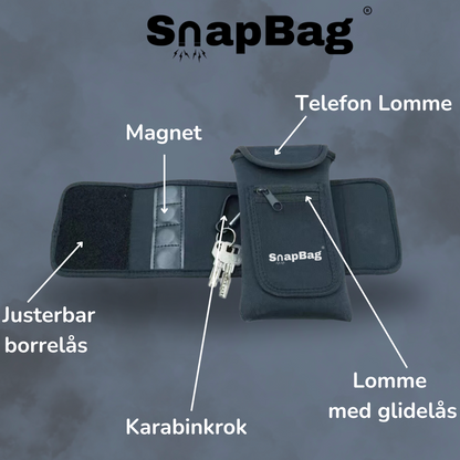 Gymbag, SnapBag fra Sportura, front side